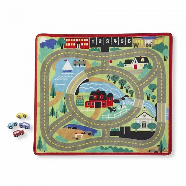 Дитячий килимок Melissa&Doug Міська дорога з машинками (MD19400) - picture 3