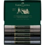 Художественный маркер Faber-Castell акварельные двухсторонние Albrecht Dürer Grey Tones, набор 5 цветов серые тона (31349) - уменьшенное изображение 3