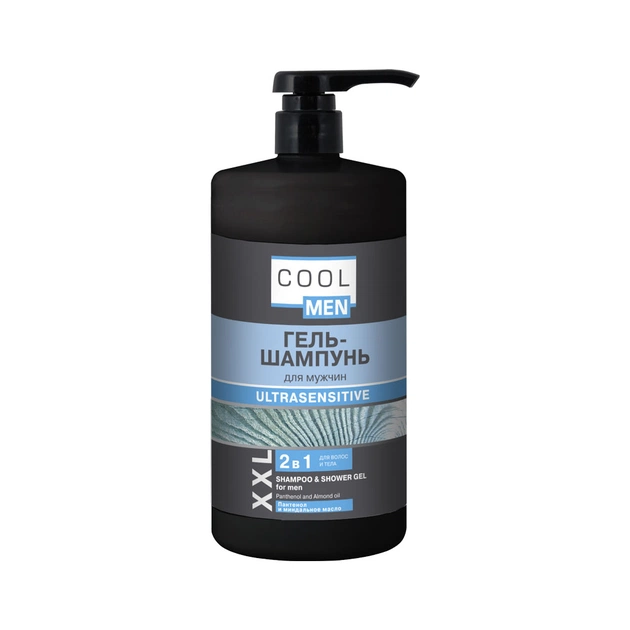 Гель для душа Cool Men Ultrasensitive 1 л (4823015941658) - изображение 1