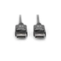 Кабель мультимедійний DisplayPort M to DisplayPort M 3.0m 4K black Digitus (AK-340100-030-S) - зменшене зображення 2