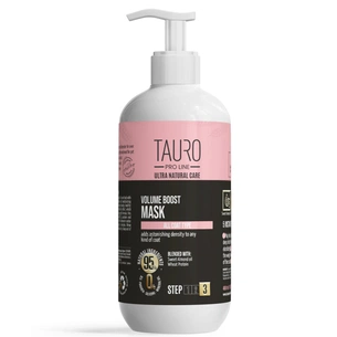 Маска для тварин Tauro Pro Line Ultra Natural Care Volume Boost 400 мл (TPL63583) зображення 1