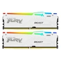 Модуль пам'яті для комп'ютера DDR5 64GB (2x32GB) 6000 MHz Beast White RGB XMP Kingston Fury (ex.HyperX) (KF560C30BWAK2-64) - зменшене зображення 1