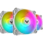 Кулер до корпусу Corsair TUF Gaming TF120 ARGB 3IN1 White (90DA0033-B09030) - зменшене зображення 2