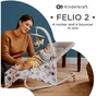 Крісло-гойдалка Kinderkraft Felio 2 Stone Grey (5902533921119) - уменьшенное изображение 5