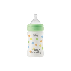 Пляшечка для годування Chicco Perfect Easy силіконова, від 0+ міс. повільний потік 150 мл, (20241.30) зображення 1