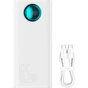Батарея універсальна Baseus Amblight 26800mAh 65W OE, white (P10022402223-00) - зменшене зображення 5