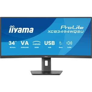 Монітор iiyama XCB3494WQSU-B1 зображення 1