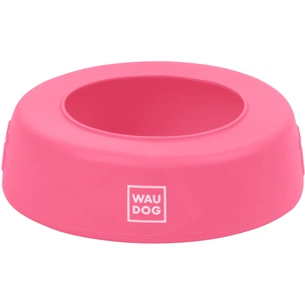 Посуд для собак WAUDOG Silicone Миска-непроливайка 1 л рожева (50797) зображення 1