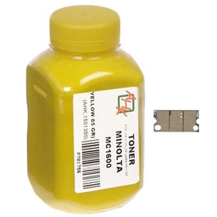 Тонер MINOLTA MC1600/1680 (+chip) Yellow AHK (1501352) зображення 1