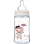 Пляшечка для годування Canpol babies Bonjour Paris з широким отвором 240 мл Рожева (35/232_pin) - зменшене зображення 3