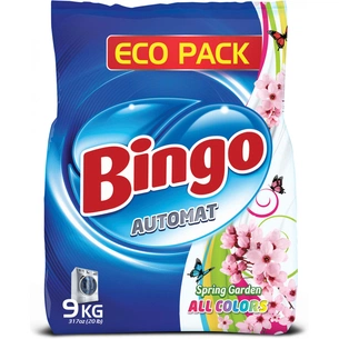 Пральний порошок Bingo Для кольорових речей Весняний сад 9 кг (8690536923823) зображення 1