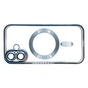 Чохол до мобільного телефона BeCover TPU Chrome Case (MagSafe) для Apple iPhone 16 Sierra Blue (712072) - зменшене зображення 5
