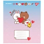 Зошит Yes Line Friends. Love letter 12 аркушів коса лінія (766934) - зменшене зображення 6