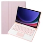 Чохол до планшета BeCover Keyboard+TouchPad Samsung Tab S9 (SM-X710/SM-X716)/S9 FE (SM-X510/SM-X516B) 11.0" Pink (712421) - зменшене зображення 2