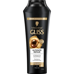 Шампунь Gliss Ultimate Repair для пошкодженого та сухого волосся 250 мл (9000100662918/9000100801416) зображення 1