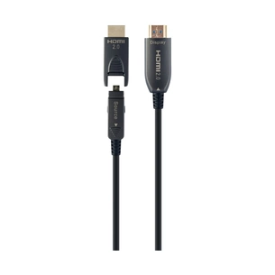 Кабель мультимедійний HDMI to HDMI 30.0m AOC V.2.0, 4K 60Hz Gold Cablexpert (CCBP-HDMID-AOC-30M) зображення 1