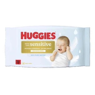 Дитячі вологі серветки Huggies Pure ExSens 48х8 (5029053585543) зображення 1