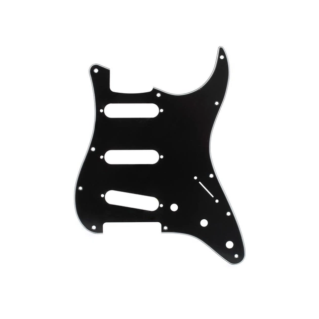 Пикгард панель для гитары DiMarzio 3-Ply Pickguard For Stratocaster (Black) (FG2108B) - изображение 1