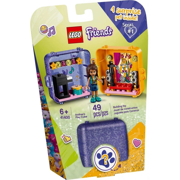 Конструктор LEGO Friends Ігровий куб Андреа 49 деталей (41400) - зображення 1