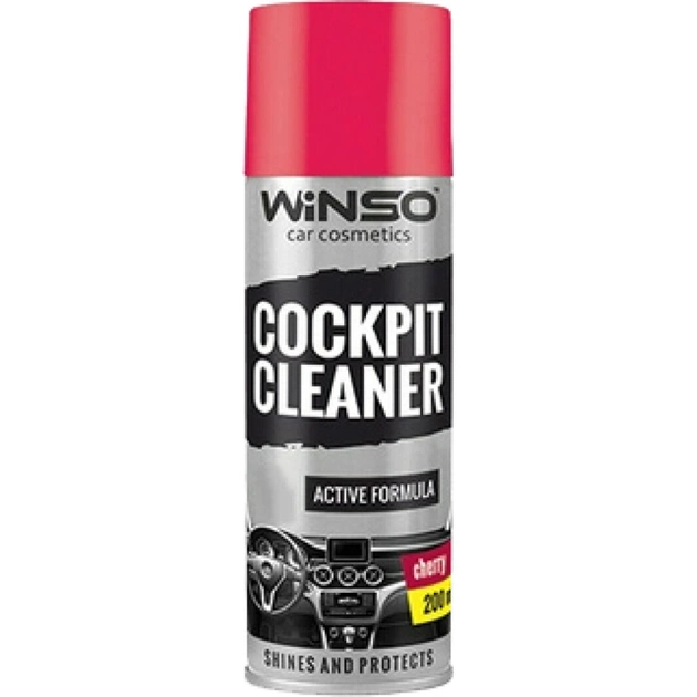 Автополироль WINSO Cockpit Cleaner (вишня) 200мл (820290) - изображение 1