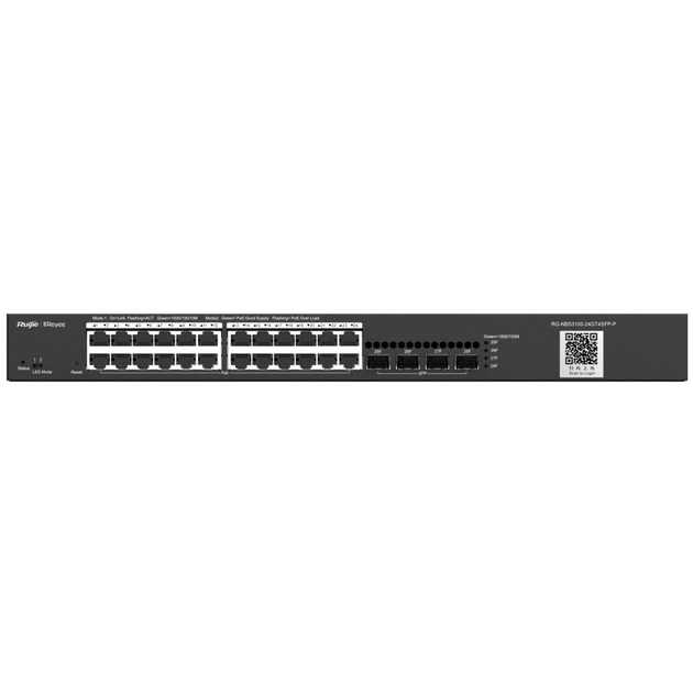 Комутатор мережевий Ruijie Networks RG-NBS3100-24GT4SFP-P - изображение 1