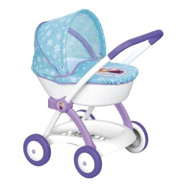 Коляска для ляльок Smoby Фроузен c люлькою и корзинкой (254146) - изображение 1