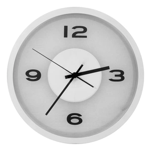 Настінний годинник Economix Promo ART металевий, срібний (E51809-00) зображення 1