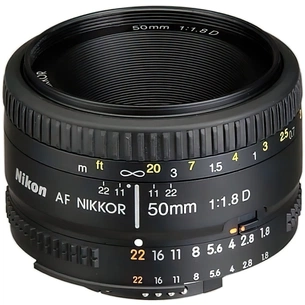 Об'єктив Nikon Nikkor AF 50mm f/1.8D (JAA013DA) зображення 1