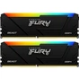 Модуль пам'яті для комп'ютера DDR4 16GB (2x8GB) 3733 MHz Beast RGB Kingston Fury (ex.HyperX) (KF437C19BB2AK2/16) - зменшене зображення 1