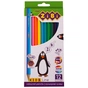 Олівці кольорові ZiBi KIDS Line 12 кольорів (ZB.2414) - зменшене зображення 1