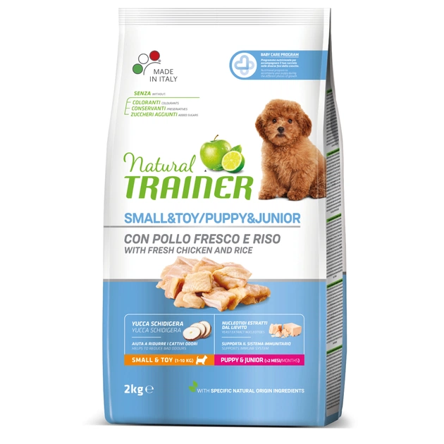 Сухий корм для собак Trainer Natural Super Premium Puppy&Junior Mini 2 кг (8015699006518) - изображение 1