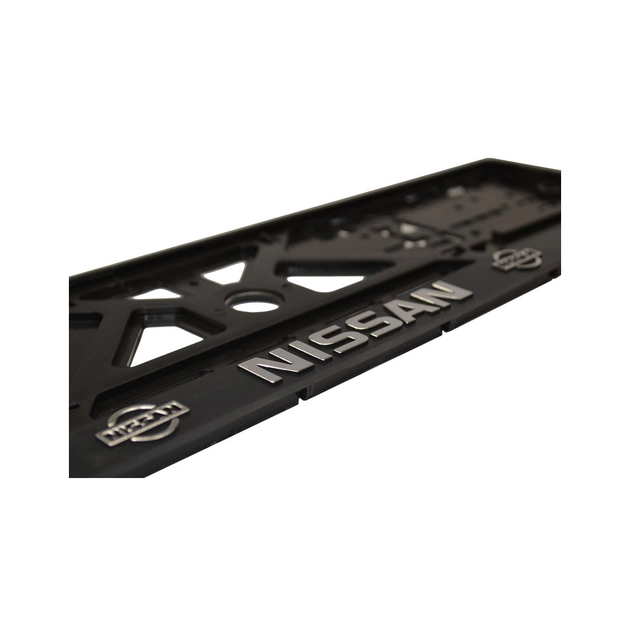 Рамка номерного знака CarLife пластик з об'ємними літерами NISSAN (2штт) (24-013) - picture 2