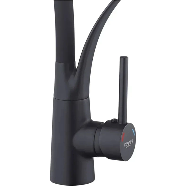 Смеситель Kroner Ersel-SCH03393BLK (CV033799) - изображение 4