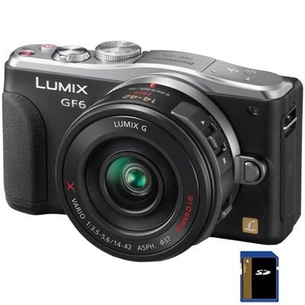 Цифровий фотоапарат Panasonic DMC-GF6 black 14-42mm kit (DMC-GF6KEE-K/DMC-GF6KEE9K) зображення 1