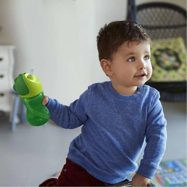 Поїльник-непроливайка Philips AVENT з трубочкою 300 мл 12 міс+, зелений (SCF798/01) - picture 3