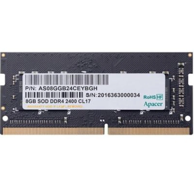 Модуль пам'яті для ноутбука SoDIMM DDR4 8GB 2400 MHz Apacer (AS08GGB24CEYBGH) - изображение 1