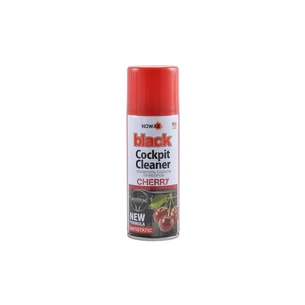 Автополироль NOWAX BLACK Cockpit Cleaner 200ml, Вишня (NX00207) изображение 1