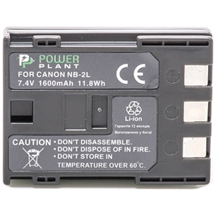 Акумулятор до фото/відео PowerPlant Canon NB-2LH, NB-2L (DV00DV1059) зображення 1