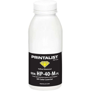 Тонер Printalist HP CLJ Universal 40г Yellow (HP-40-Y-PL) зображення 1