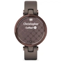 Смарт-годинник Garmin Lily, DarkBronze, Paloma, Leather (010-02384-B0) - зменшене зображення 8