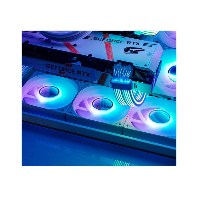 Кулер до корпусу JONSBO SL-120W White - зображення 12