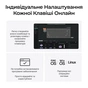 Клавіатура Keychron K2HE Gateron Double-Rail Magnetic Nebula Hot-swap QMK Wireless/Bluetooth/USB-А UA Wood/Black (K2H-F1-UA) - зменшене зображення 12