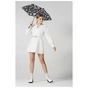 Парасоля Fulton L340 Miniflat-2 Black and White Floral (L340-037744) - зменшене зображення 3