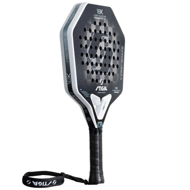 Ракетка для падел тенісу Stiga Racket Cybershape 18K (2202-1701-03) (931816) - зображення 3