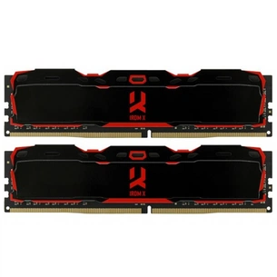 Модуль пам'яті для комп'ютера DDR4 16GB (2X8GB) 3200 MHz IRDM X Black Goodram (IR-X3200D464L16SA/16GDC) зображення 1