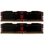 Модуль пам'яті для комп'ютера DDR4 16GB (2X8GB) 3200 MHz IRDM X Black Goodram (IR-X3200D464L16SA/16GDC) - зменшене зображення 1