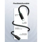 Дата кабель USB-C to USB-C 1.0m USB 3.1Gen2 100W US353 Black Ugreen (10387) - зменшене зображення 8