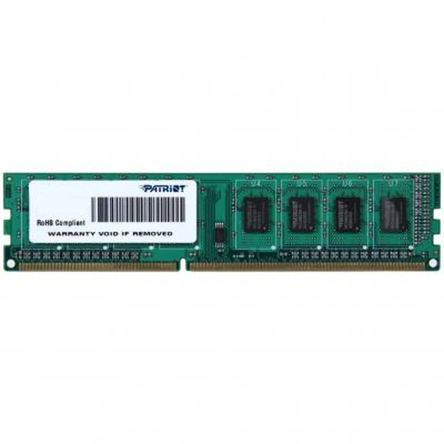 Модуль пам'яті для комп'ютера DDR3L 4GB 1600 MHz Patriot (PSD34G1600L81) - зображення 1