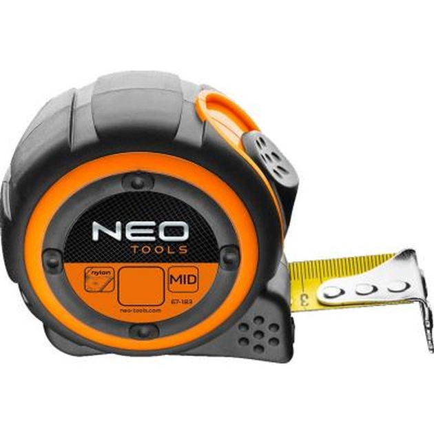 Рулетка Neo Tools стальная лента 8 м x 25 мм, магнит (67-188) - изображение 1