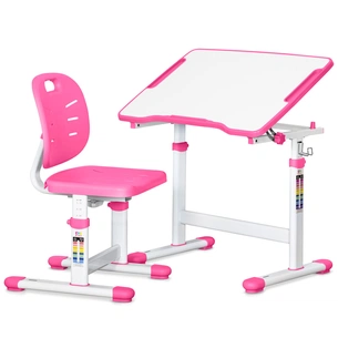 Парта зі стільцем Evo-kids Pink (Evo-07 Ergo PN) зображення 1